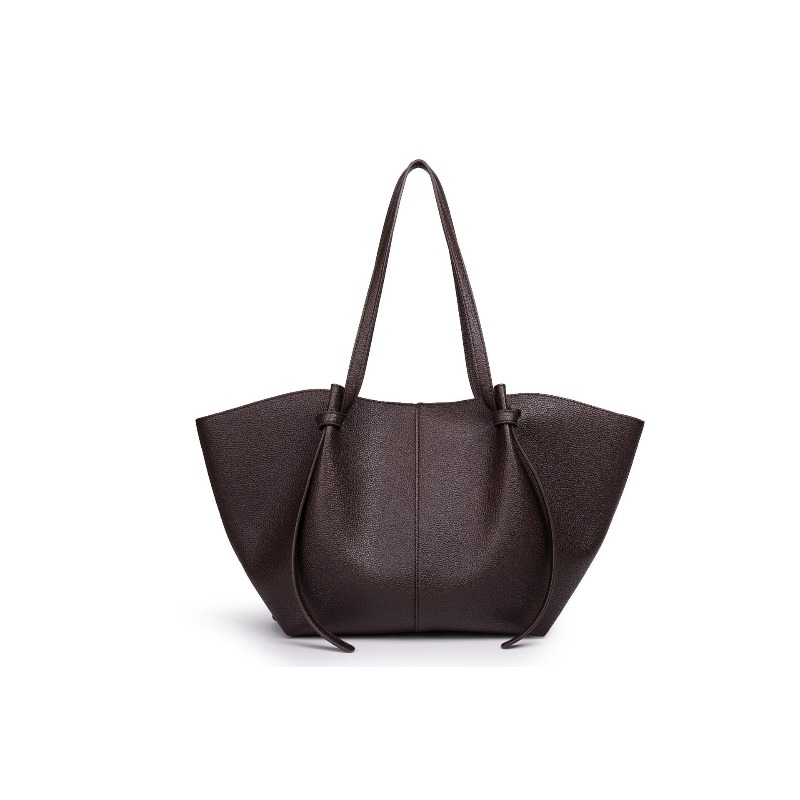 New Lychee Pattern Wing Tote Bag Large Capacity Commuter Versatile Style High-end Underarm Shoulder Handbag Bag Workplace Luxury Texture Women'