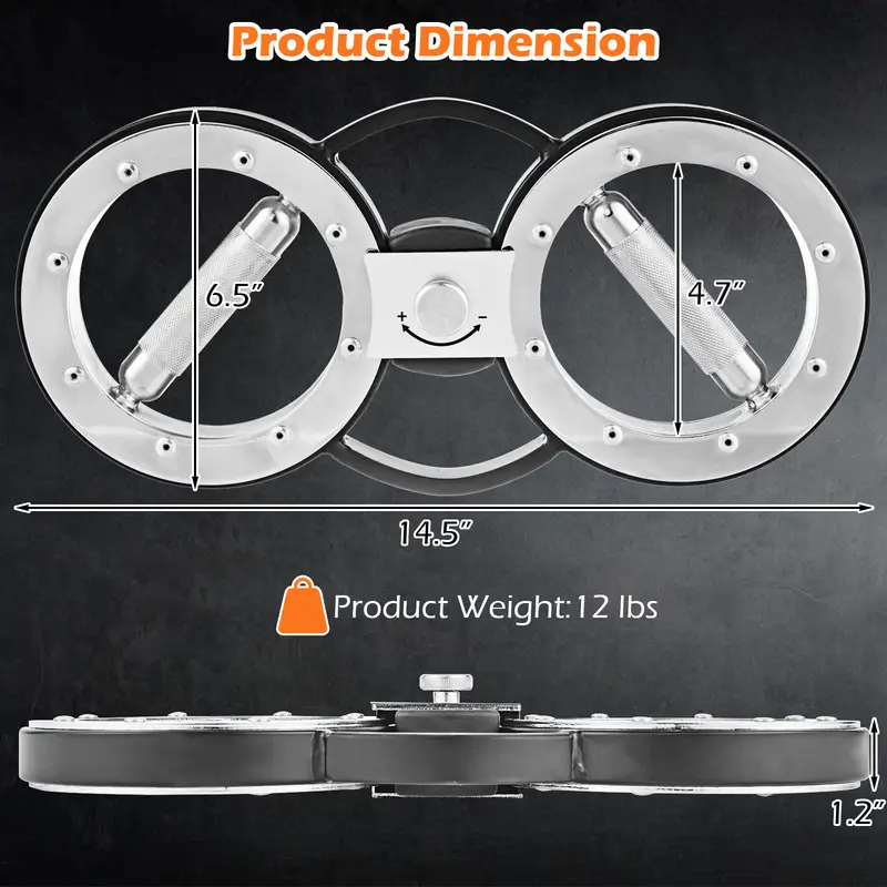 12 lbs arm workout equipment for men women w adjustable 360 rotation forearm strengthener upper trainer for home gym Product details 0