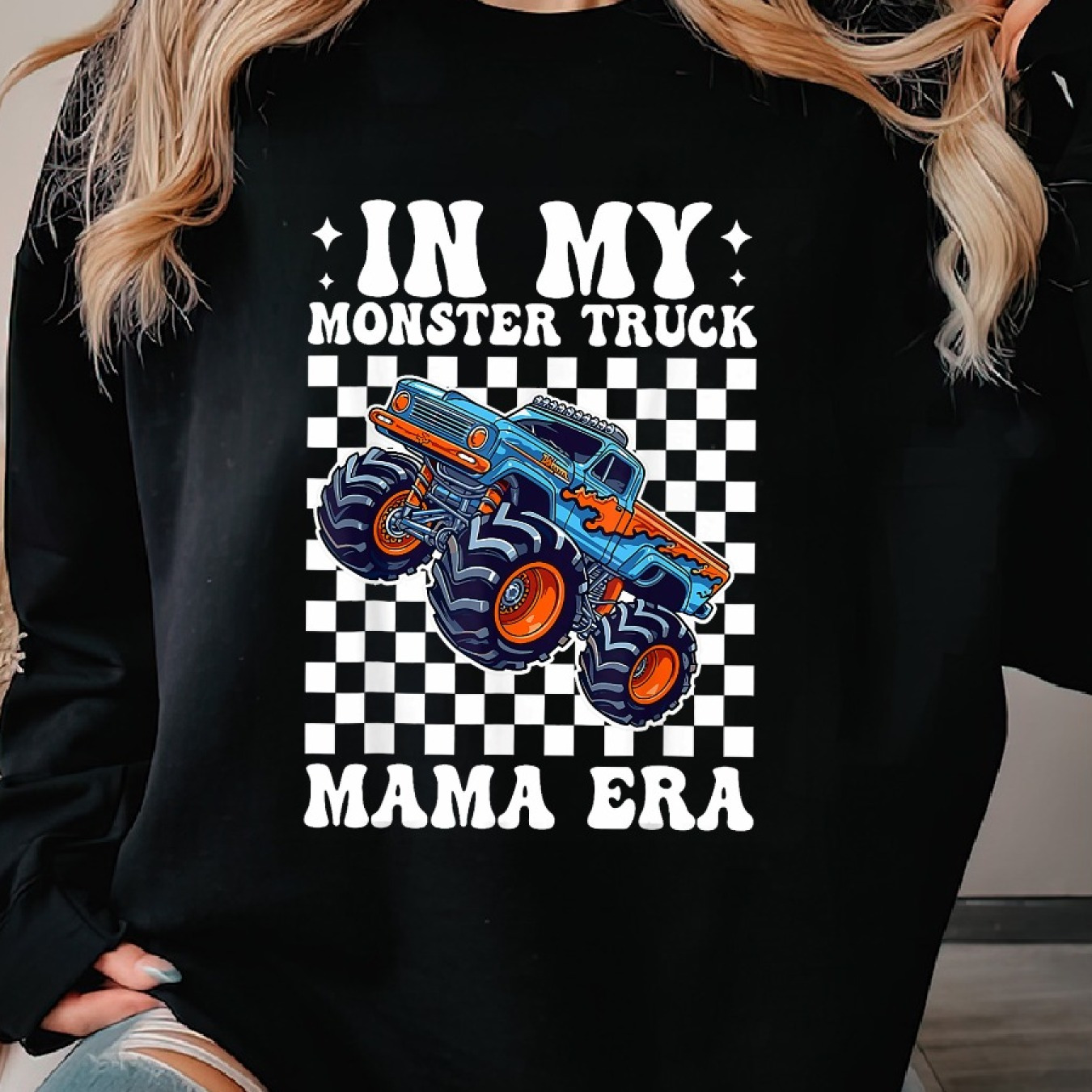 

1pc Era Graphic Sweatshirt - Long Sleeve For Women, Fall/ Non-stretch