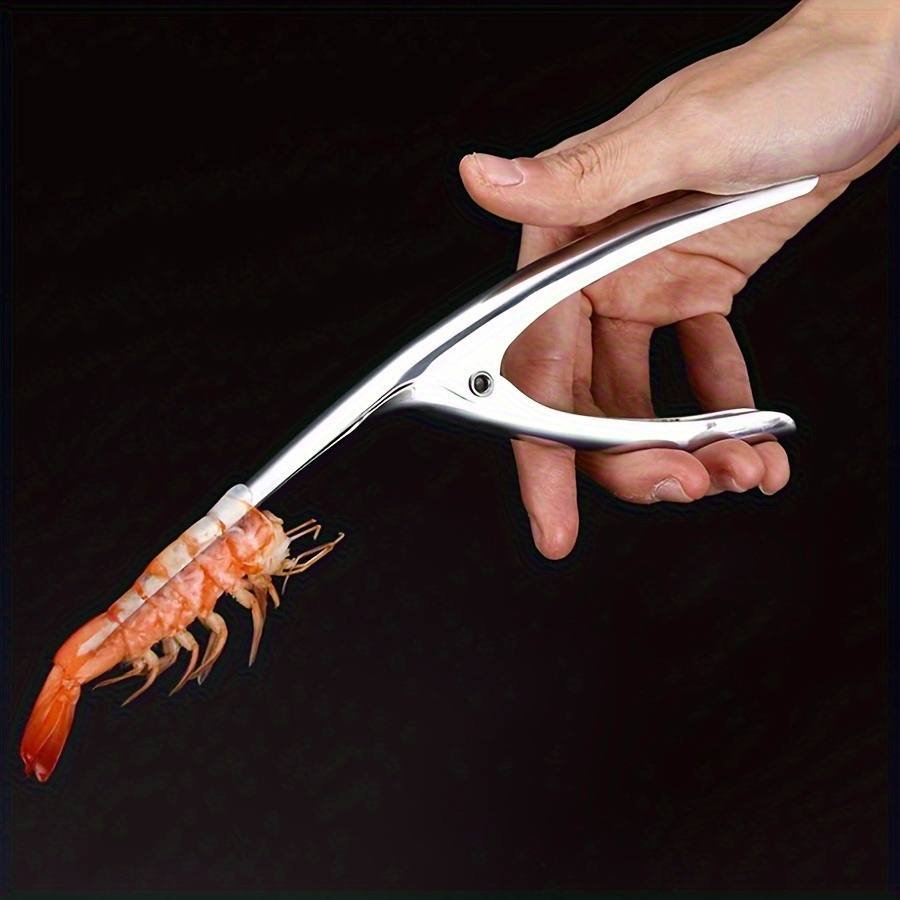 stainless steel   peeler   seafood shell remover kitchen utensil for effortless shelling shrimp prep tool with food contact safe material details 0