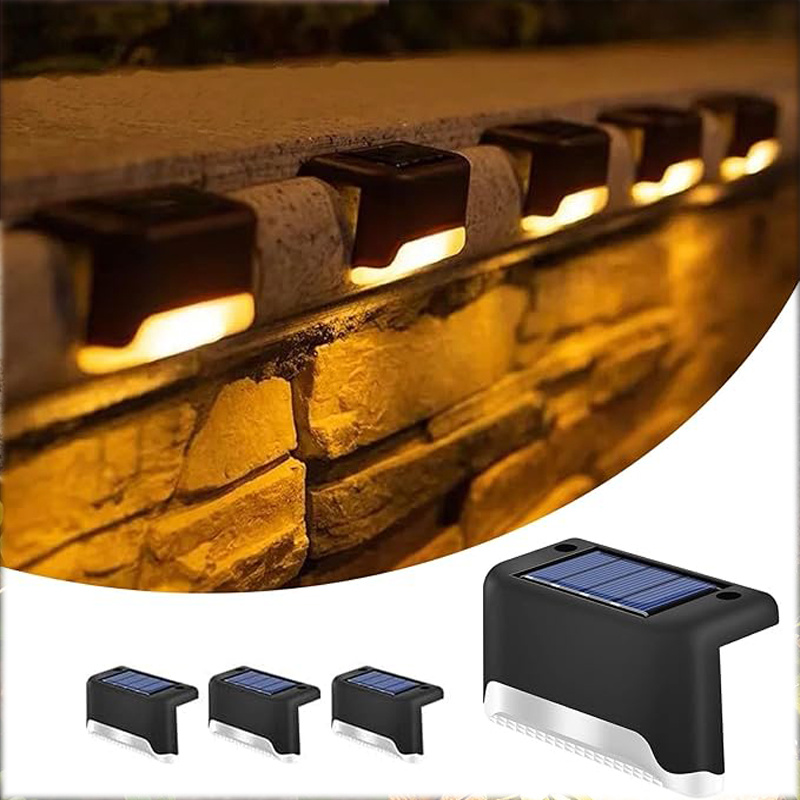 TEMU 10/20pcs Solar Led Deck Lights - Ip65 Waterproof, Auto , For Outdoor Stairs, Fence & Pathway - Commercial Spaces Like Malls, Hotels, And