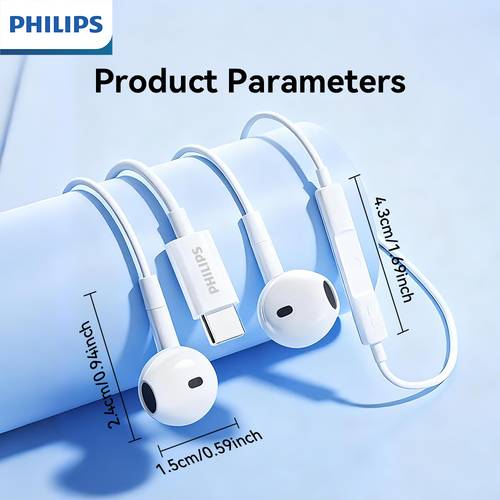 usb c wired earbuds ear buds wired features 13mm large dynamic metal chamber for high fidelity sound restores pure hifi surround plug and play with wide