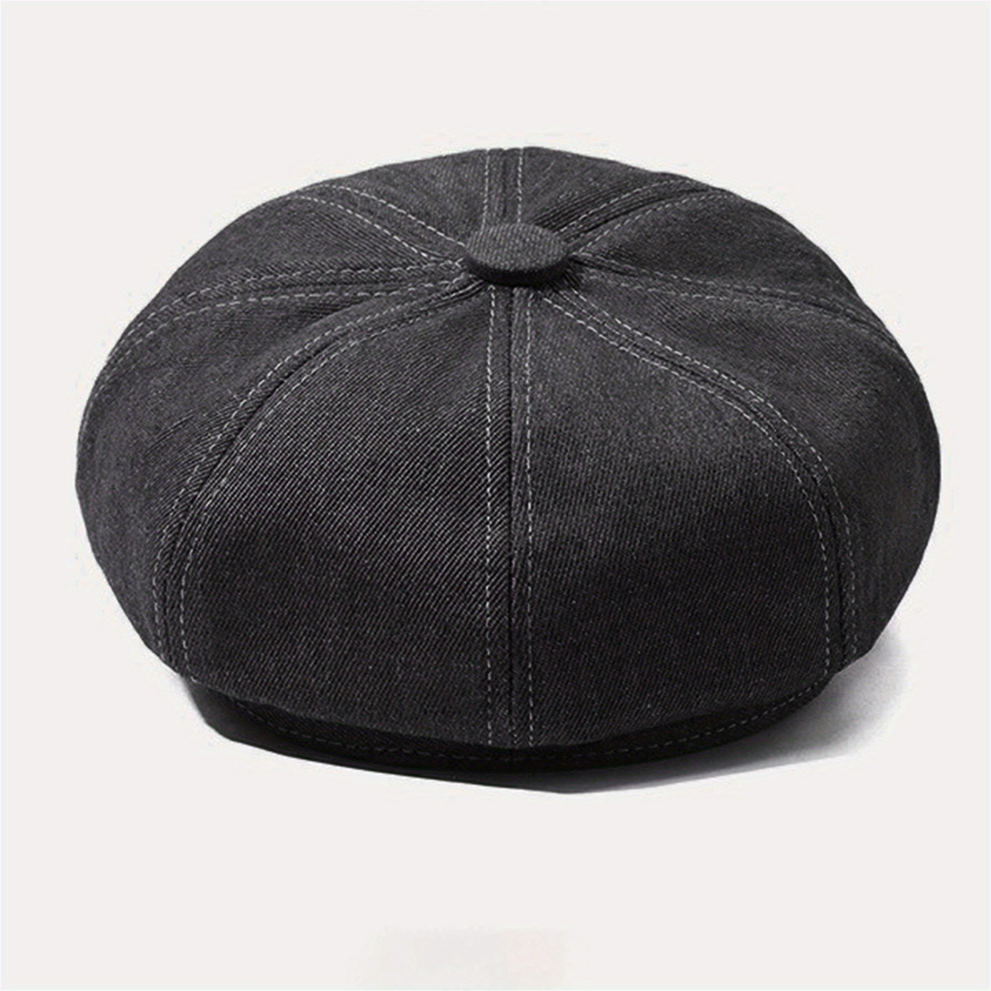 womens denim newsboy beret cap visor cap elegant paperboy - Temu