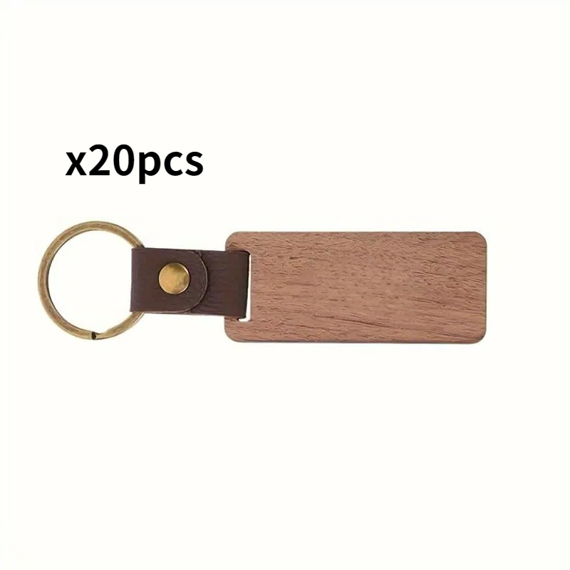 TEMU 5/10/15/20pcscustomized Engraved Wooden Keychains, Personalized Wooden Keyrings, Custom Name Text Keychains, Gifts, Key Tags, Bag Tags, Stocking