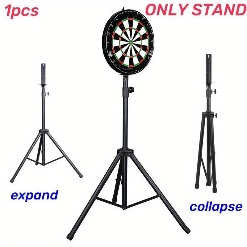 Heavy-duty Adjustable Dartboard Tripod Stand With & - Adjustable Height Suitable For, Bars, Tournaments, Portable For /outdoor Use, Compatible For Dartboards