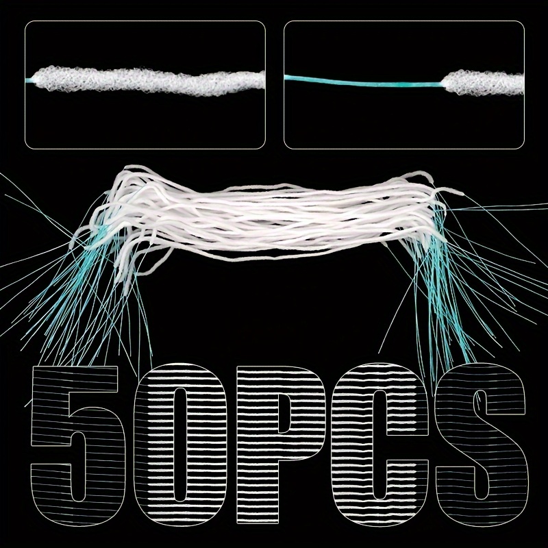 Pack Of 50 Super Dental Floss Picks - For Deep Cleaning Between Teeth, Disposable Nylon Floss Tassel Design, Maintaining Oral Hygiene, Dental Cleaning Tool