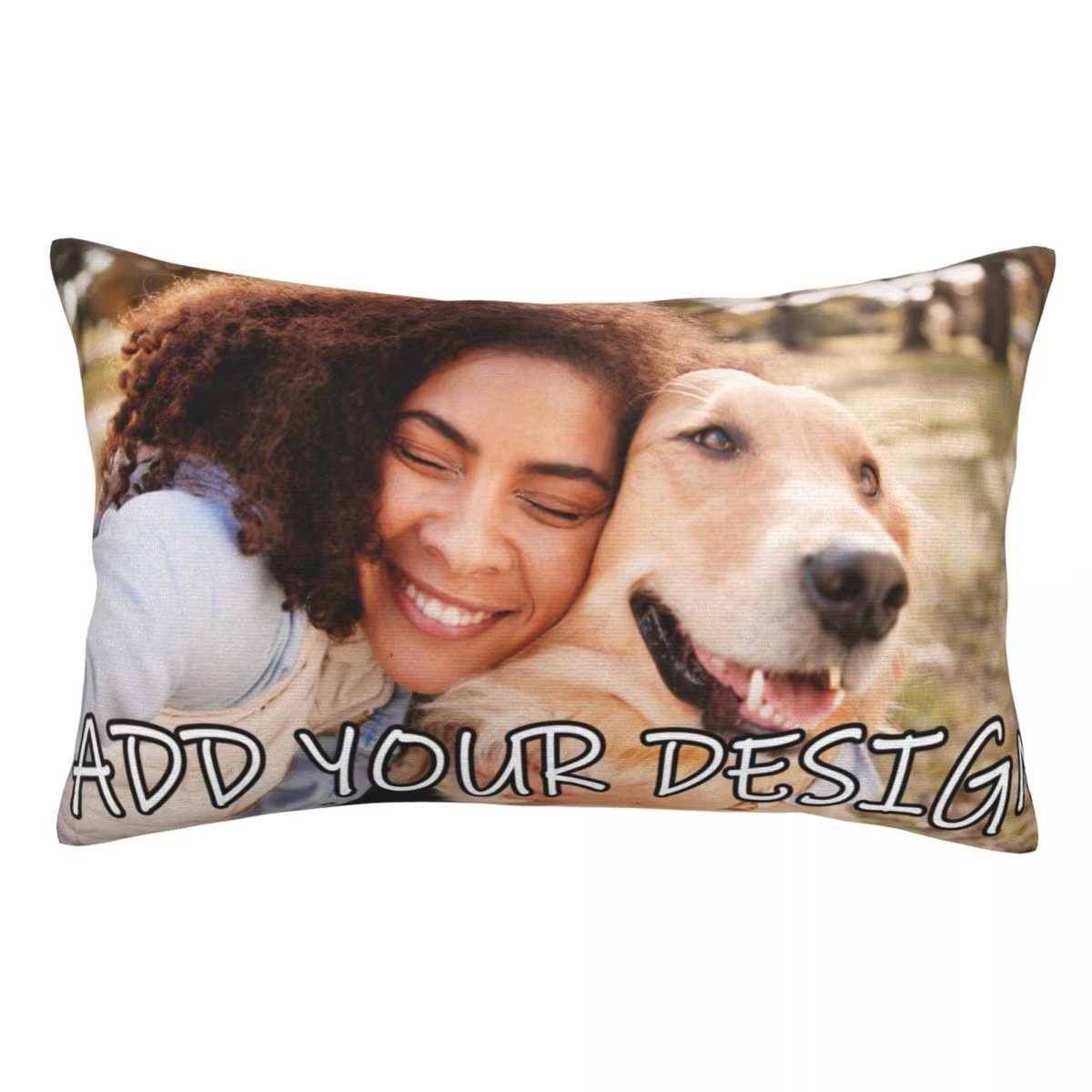 TEMU 1pc Personalized Pillowcase With Custom Image And Text, Ideal Gift For Birthdays And Anniversaries