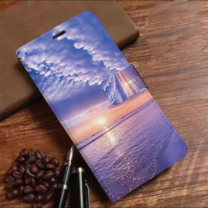 TEMU Phone Case - Faux Leather Wallet Case For Phones, Featuring Card Slots And A Magnetic Wrist Strap, With A Stand Function. This All- Protective