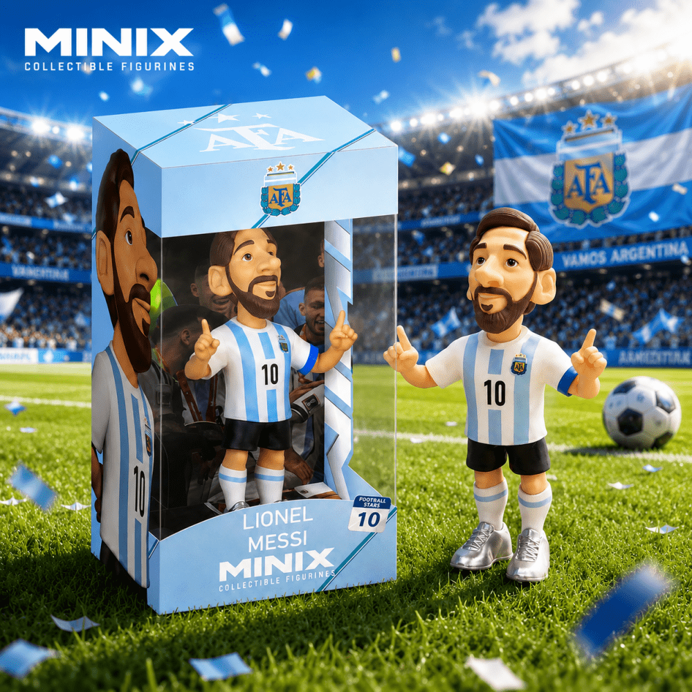 TEMU Argentina 10 Soccer Collectible Figure, Argentina Player Celebration Action Doll, Stadium Theme Desktop Display Ornament, Study And Living Room