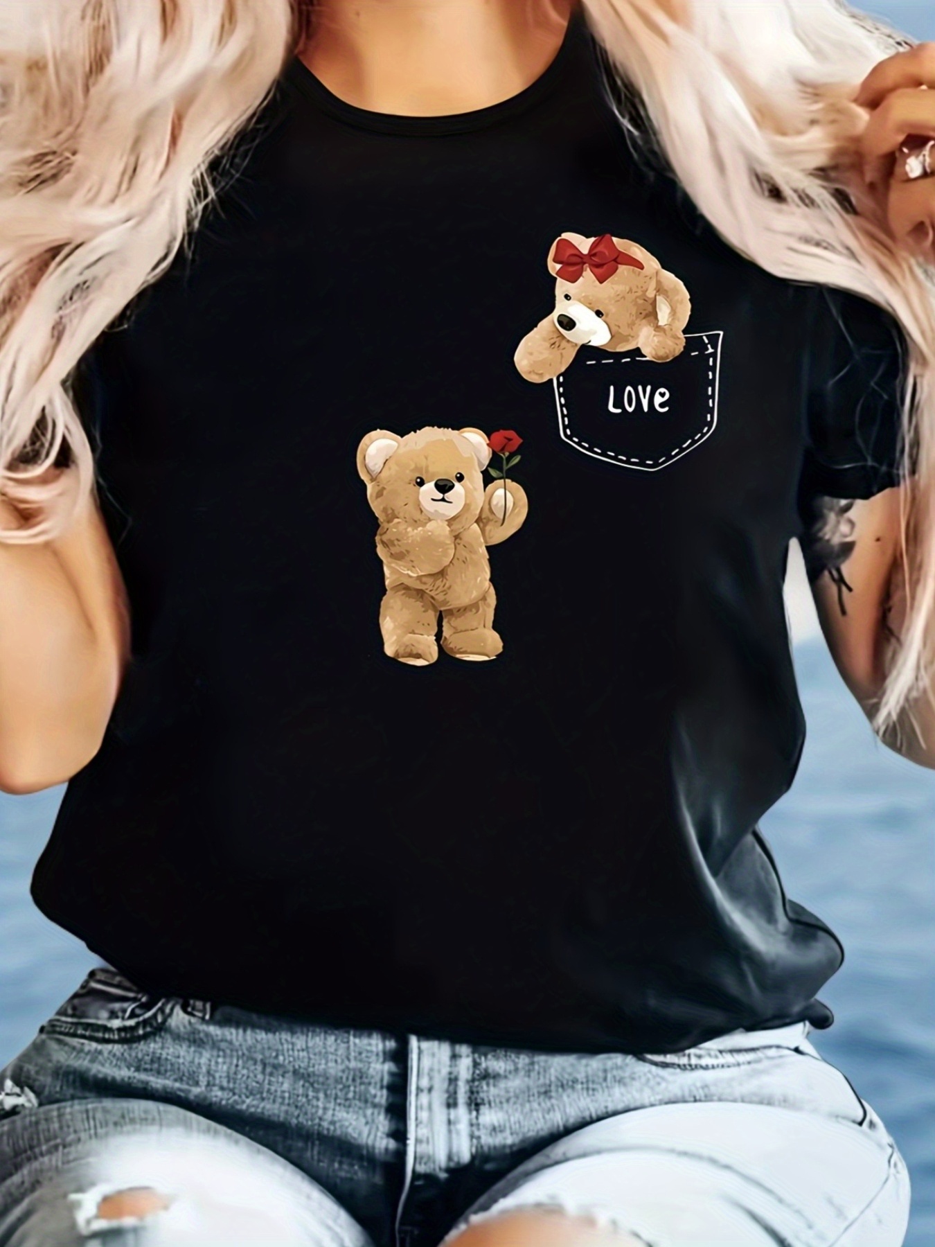 tシャツ STUFFED BEAR L/S BABY TEE レディース Amazon.com: 10 Pcs Stuffed Bear Tee Shirt Animal Clothes