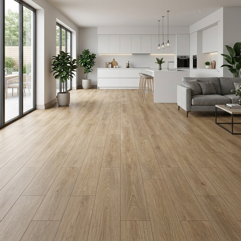 TEMU 1 Rollo de Vinilo Autoadhesivo con de Madera Acolchada Gruesa, Adhesivo para Piso sin Pegamento, Cuero PVC Autoadhesivo para Piso, Decoración de
