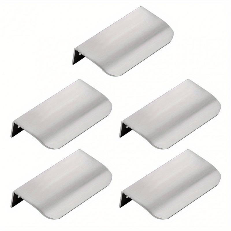 Finger Edge Pulls For Cabinets Sturdy & Durable Cabinet Handles For Dresser Drawer Cupboard