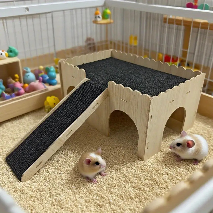 Upgraded Squirrel Hamster Nest for Small Pets