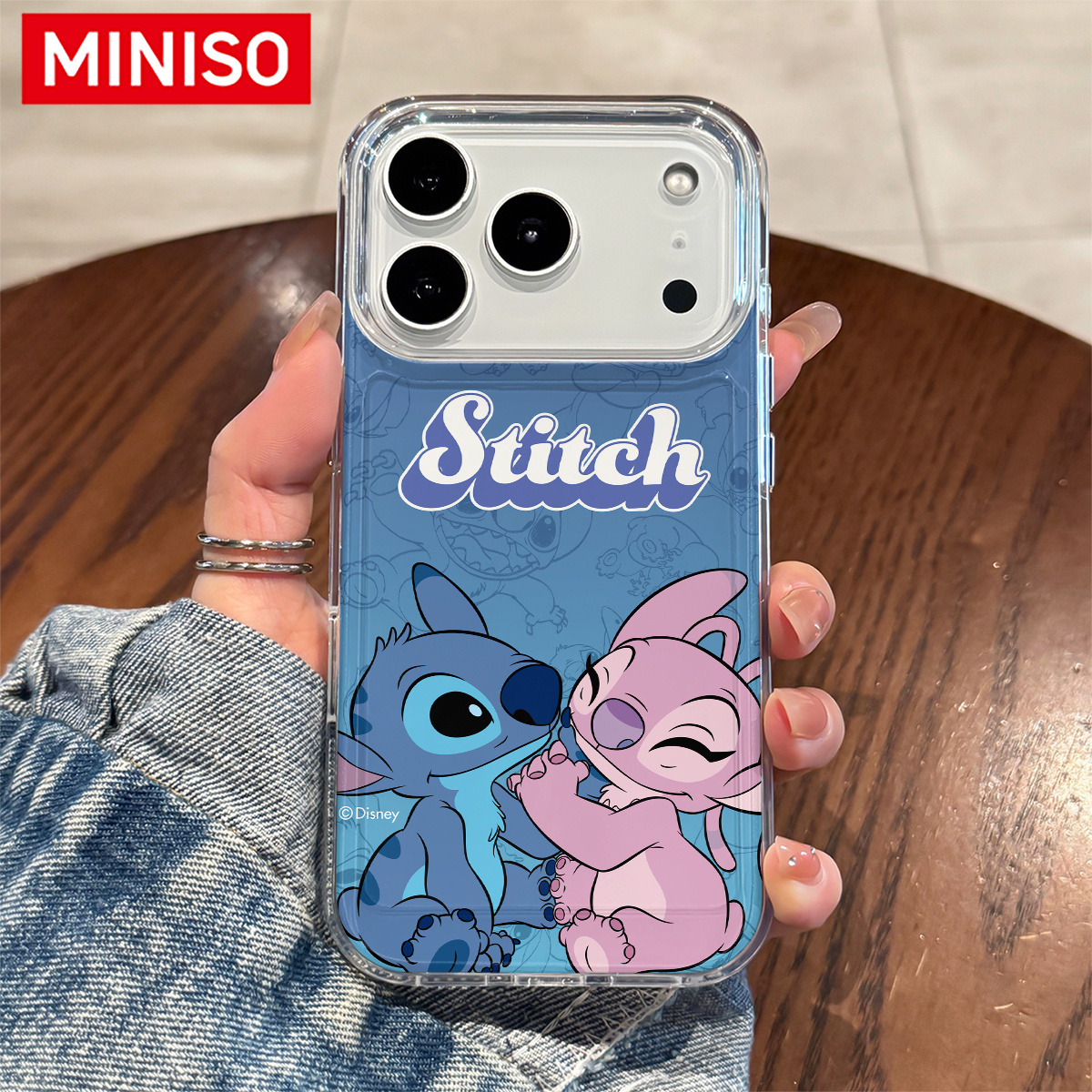 Capa de telemóvel Stitch e Angel