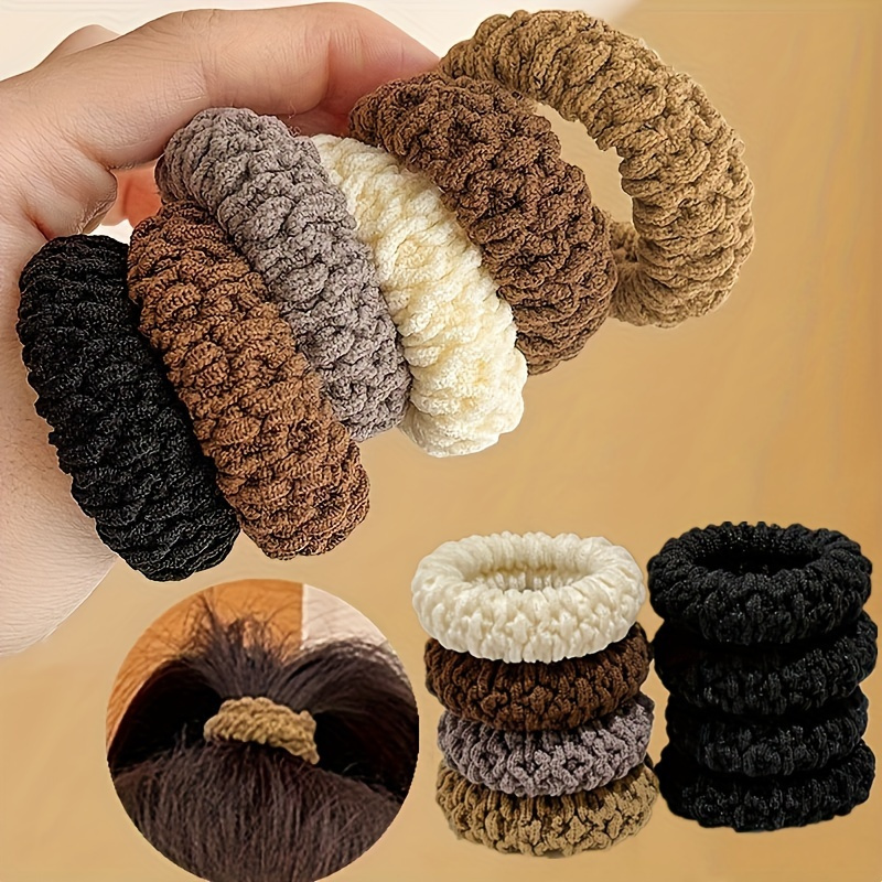 20 Stück Boho-Haargummis In 5 Farben – Elastisch, Haarschonend, Auch Als Armband Tragbar