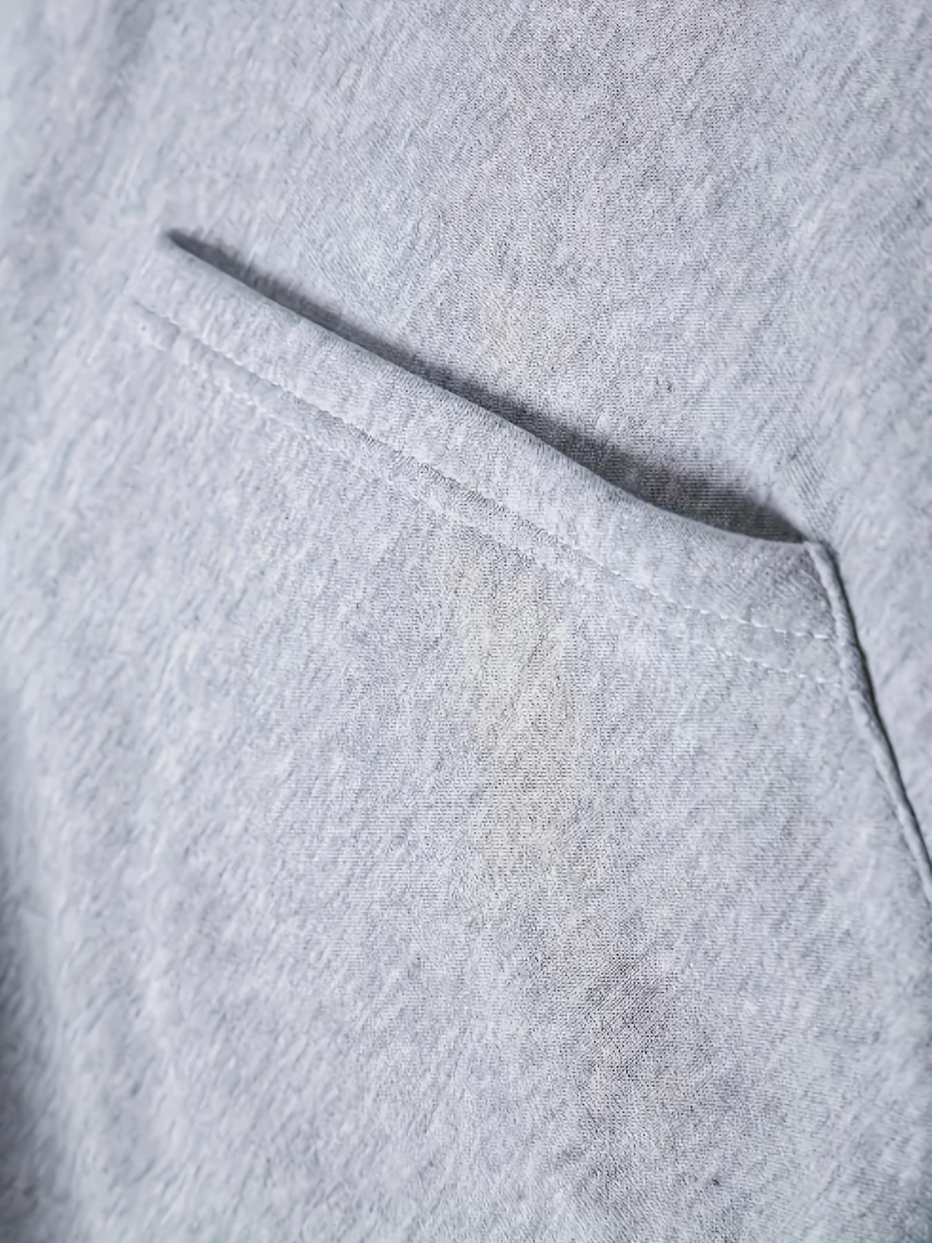 2pcs Men'S Fleece-Lined Thickened Hoodie and Sweatpants Set | Casual Sportswear with Alpha Pattern, Knitted Polyester Fabric, Hooded, Pocket Details, Suitable for Fall/Winter and Weekend Casual