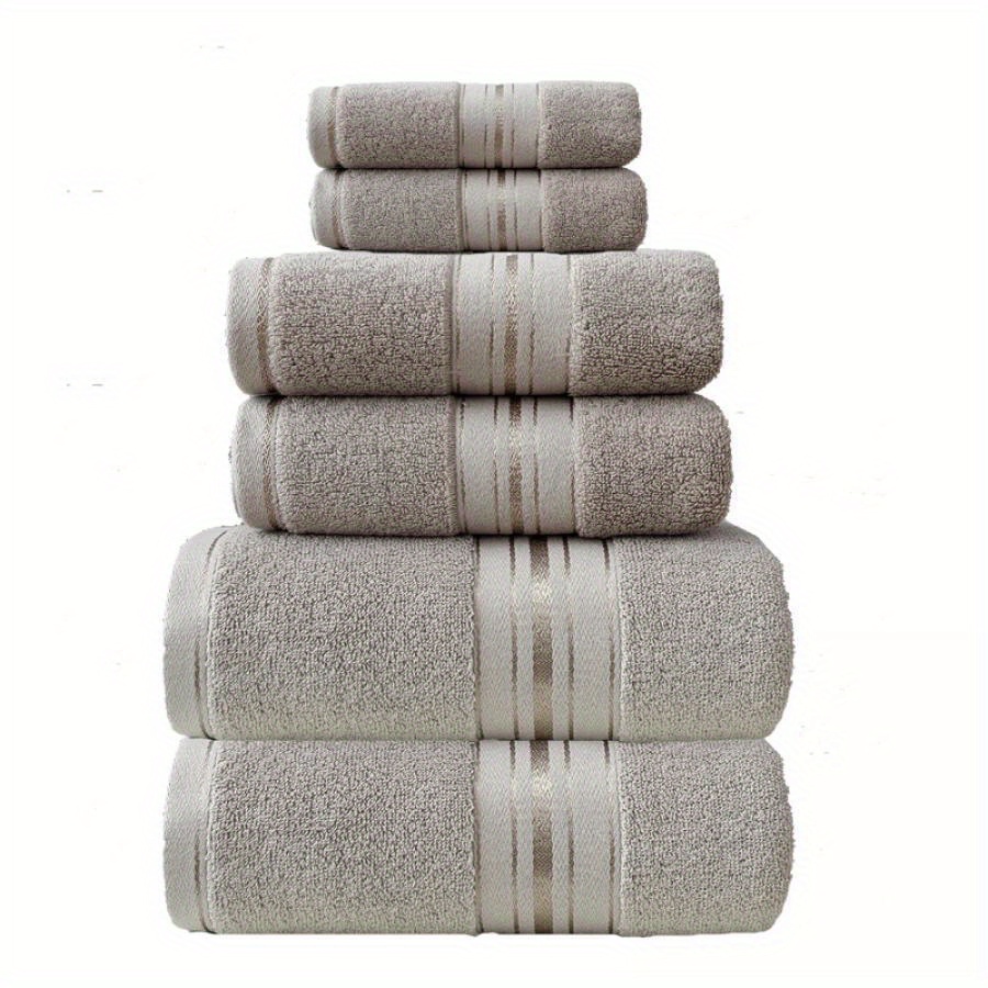  a face towel chest bath towel absorbent 2 square bath towel six piece set details 2