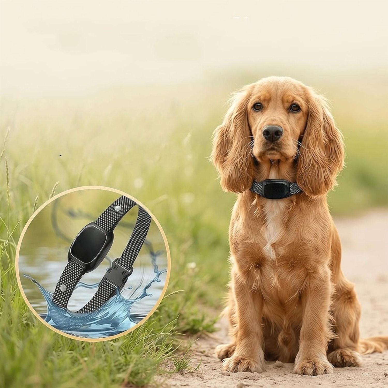 TEMU Adjustable Dog Collar 20-60cm For Small Medium Dogs - Comfortable Soft Pet Neck Strap With Secure , Durable For Daily Outdoor Walking And