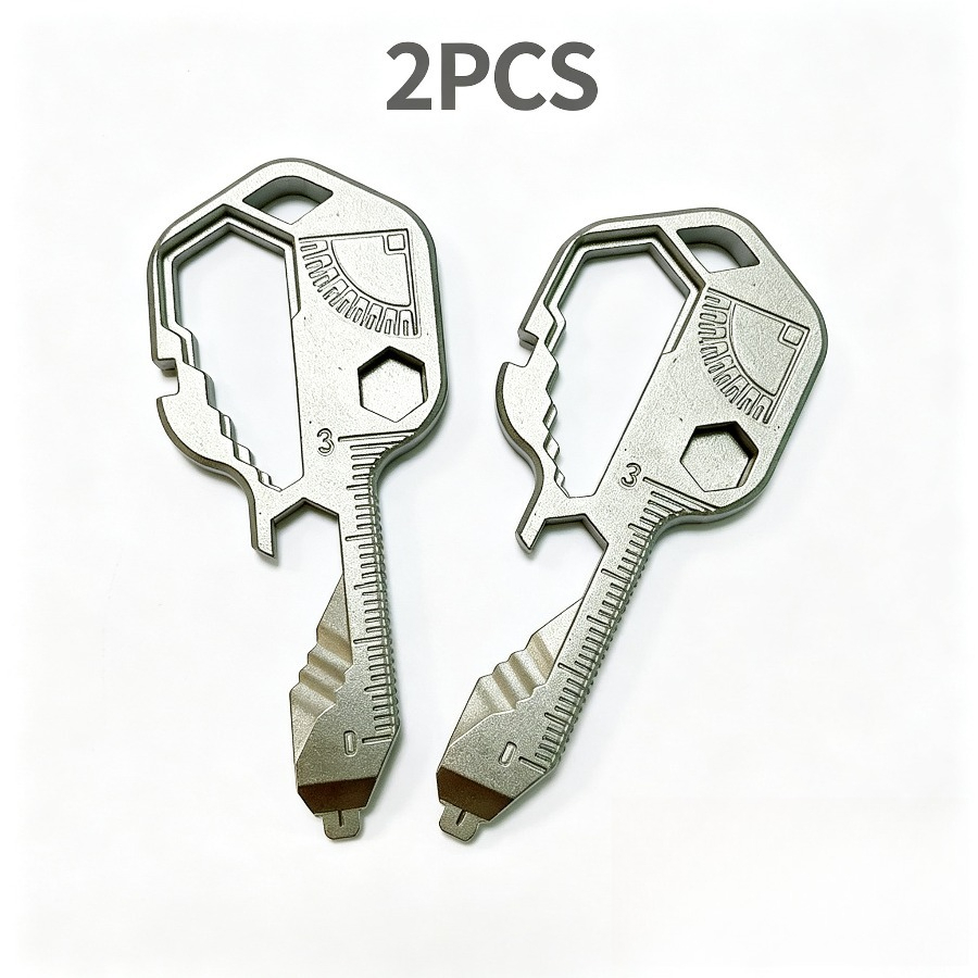Multifunctional Key Shaped Multi Tool, 24-in-1