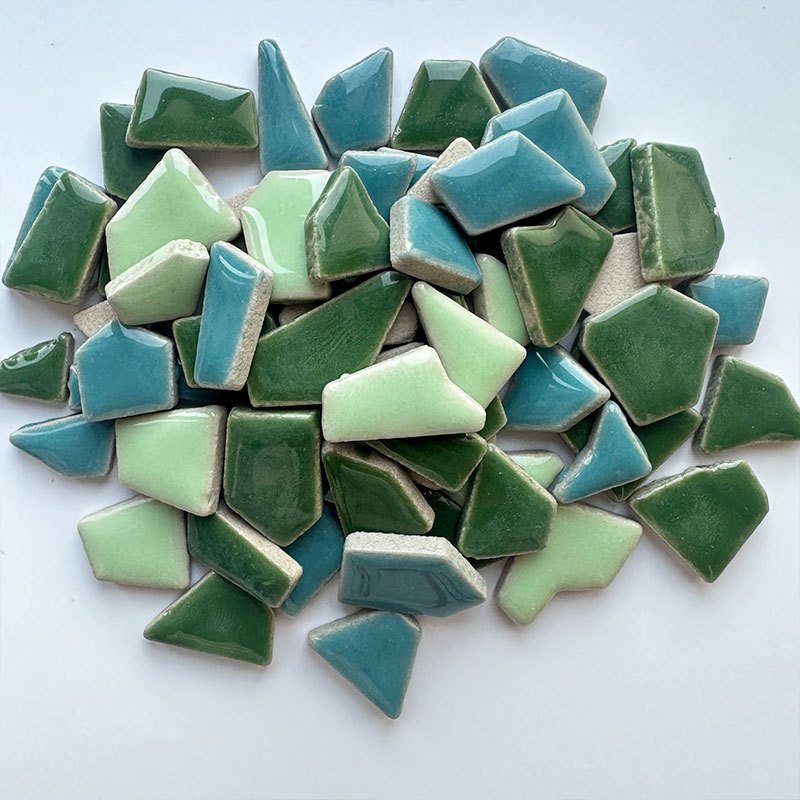 100g Irregular Mixed- Tiles Diy Mosaic Making Stone Wall Decoration Art