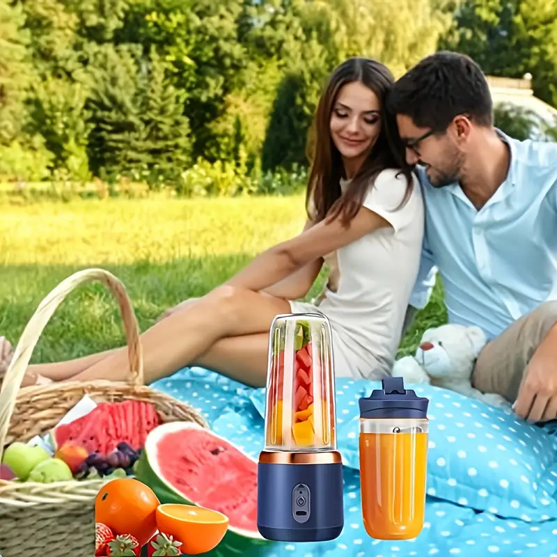 6 Blade 2-In-1 Portable Blender And Juicer with USB Charging,... product image 6