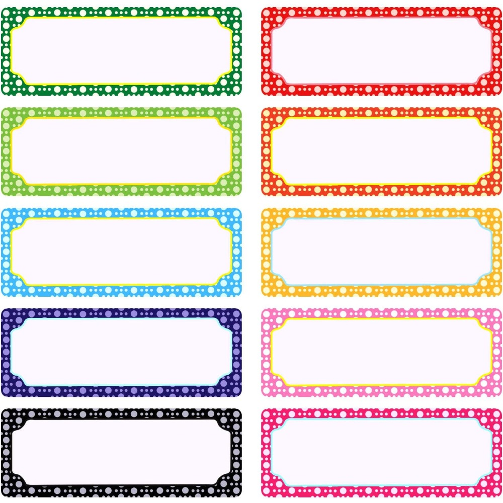 TEMU 50pcs Magnetic Erasable Labels Colorful Reusable Name Badge Stickers Blank Name Tags For Home, Office, School, Fridge, Locker, Whiteboard 3 Inch