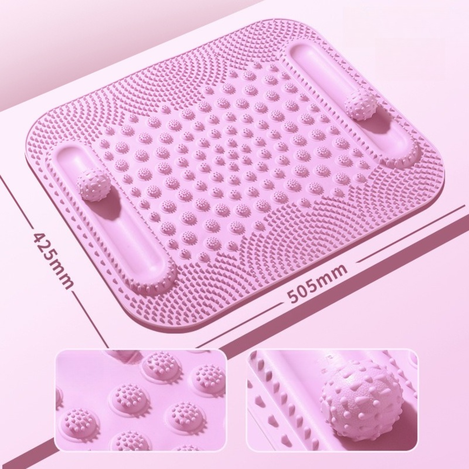 Image of 1pc Soft Acupressure Mat | Foot Massage Pad For Home Use, Pressure Point Relaxation, Pad With , Multiple Colors, Manual Foot Massager