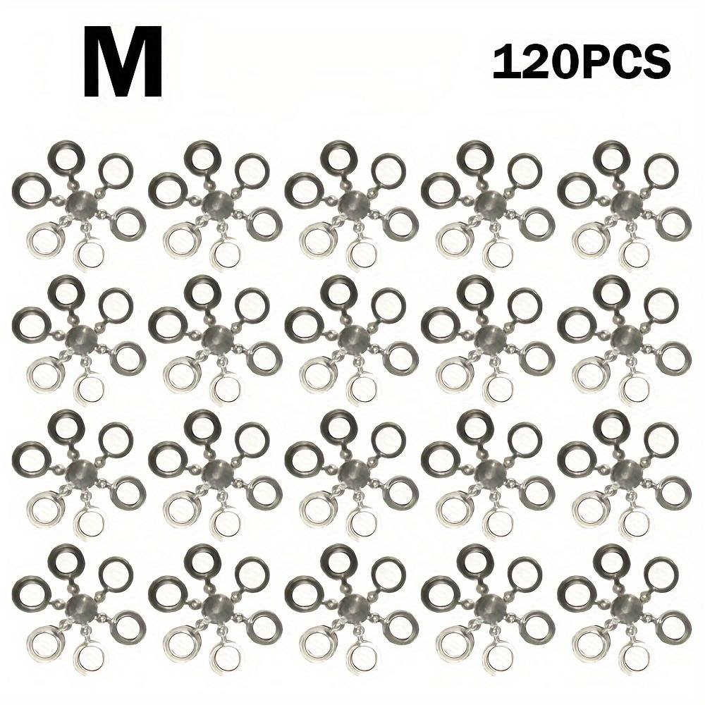 Image of 120pcs Fishing Additions, Assembly Rings, Rubber Rings, Elastic Bait Bands, Suitable For Carp Fishing, Bait Bands, Used For Ice Fishing, Suitable For Freshwater Saltwater