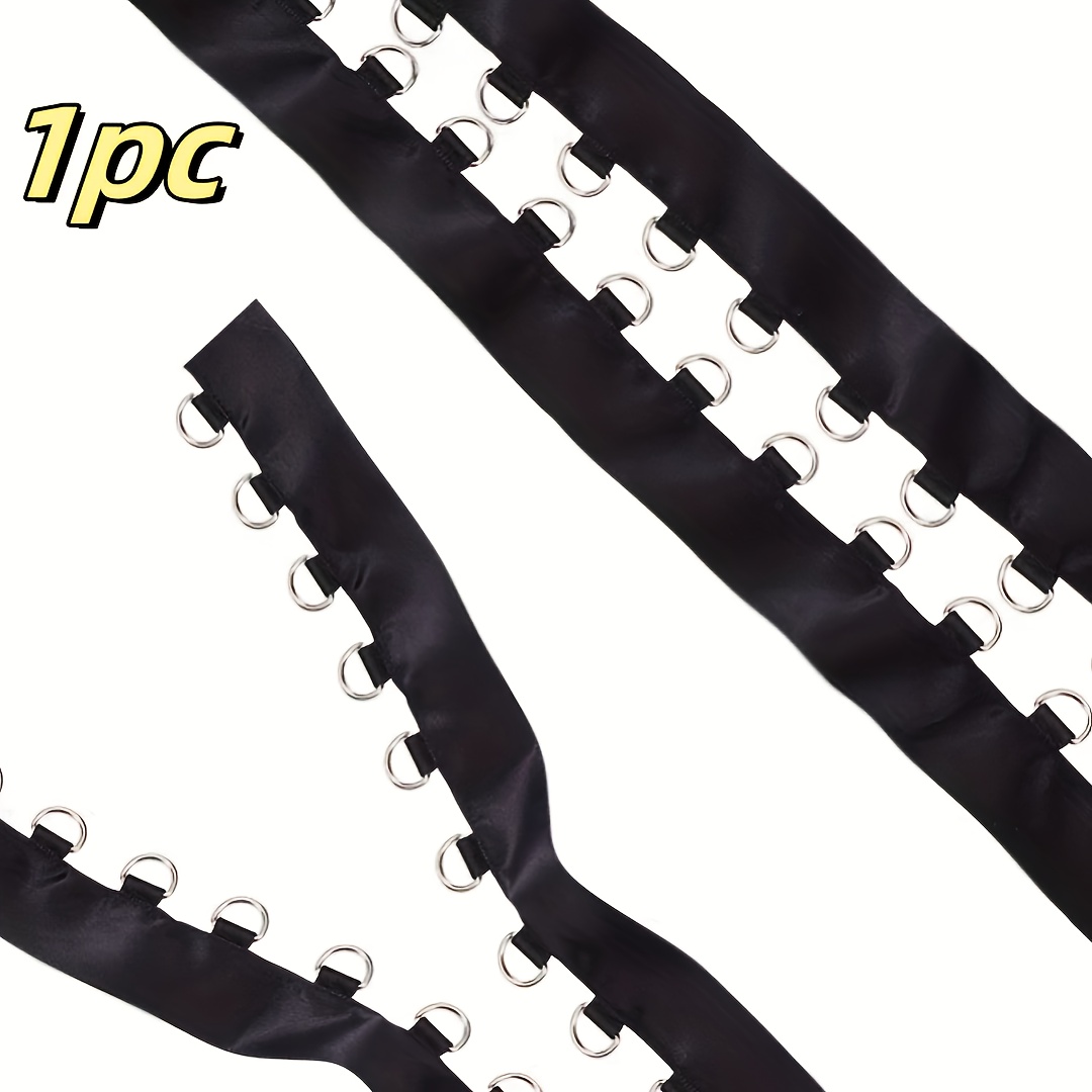 TEMU A Sturdy Black Polyester Strap With A Metal D-ring , Perfect For Sewing, Crafting, Clothing, Bags, And Footwear. This Adjustable Strap Cut To
