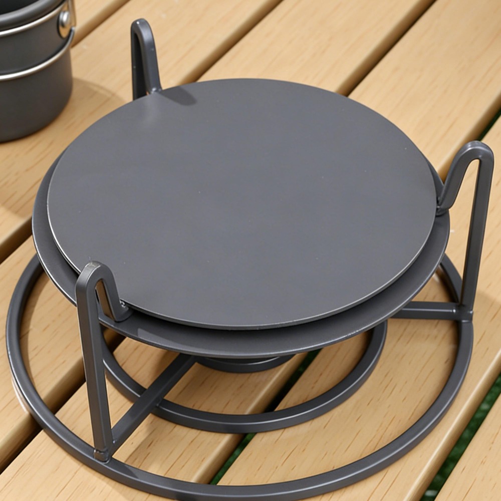 Image of Candle Tea Warmer, Portable Tea Heating Stove For Home And Outdoor Use, Box Packed