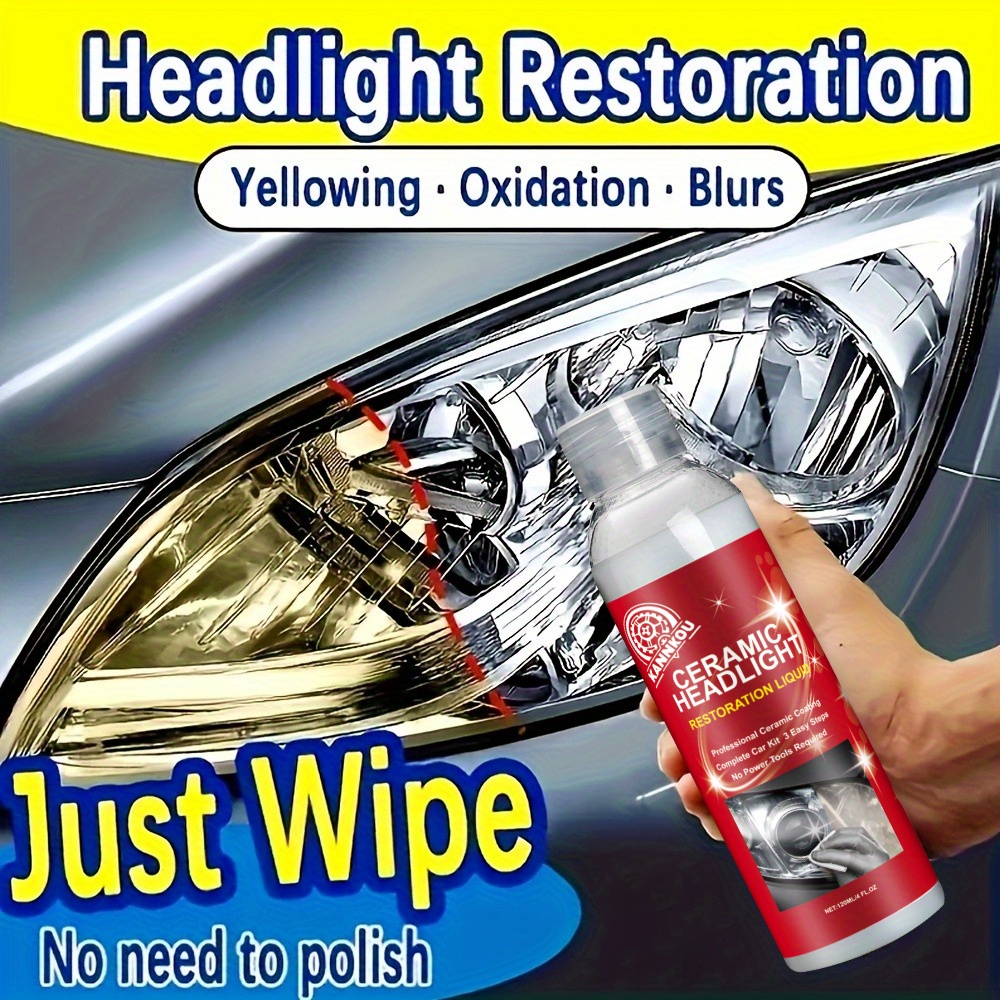 TEMU Headlight Restoration Kit Headlight Restoration Headlight Restoration Spray Headlight Restoration & Protection, (for Cars, Trucks, Suvs, Rvs, Motorcycles, Etc.)
