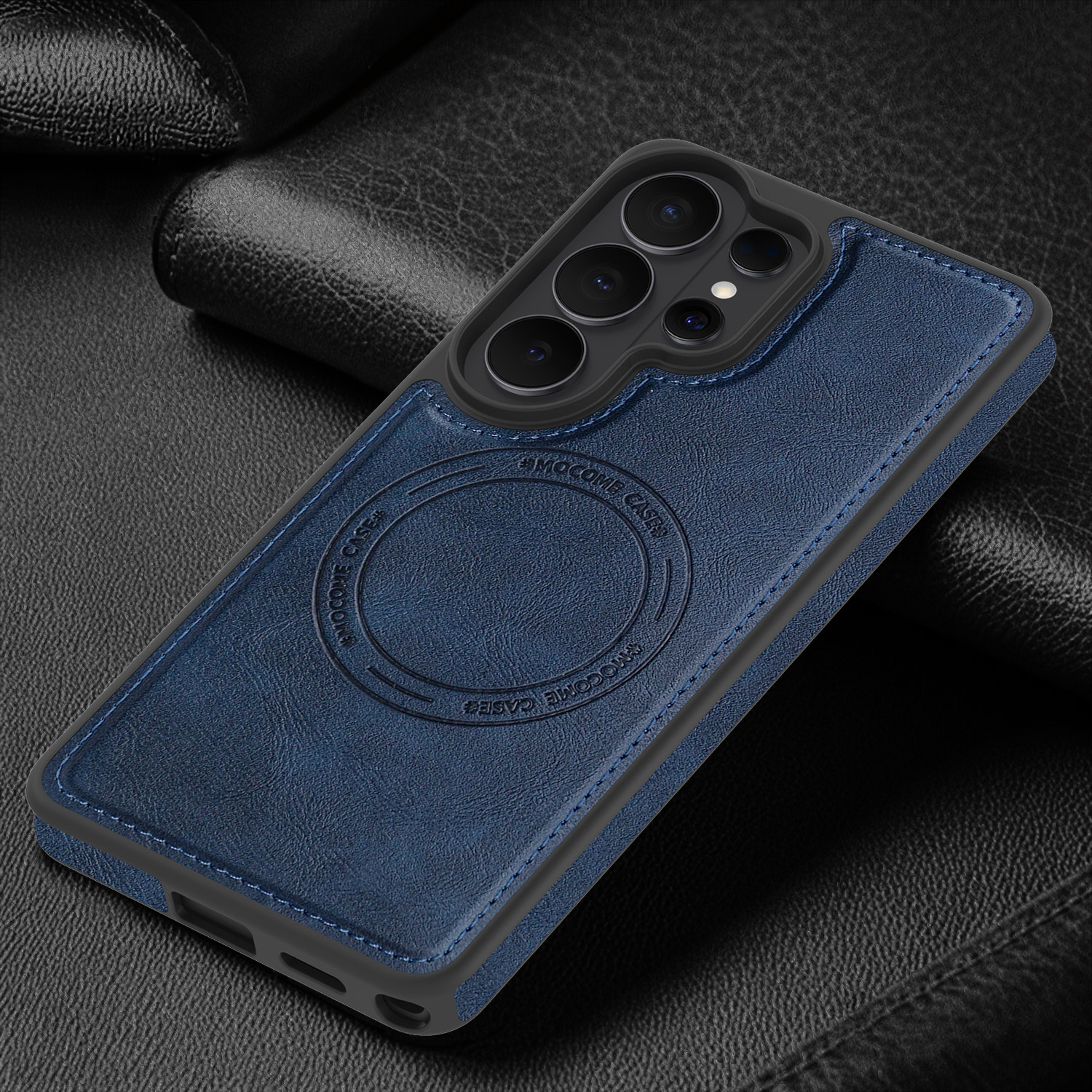 TEMU Phone Case: Minimalist Drop-proof Phone Case For S26 Ultra, Pindun Magnetic Synthetic Leather, Compatible With S25 Ultra, S25 Edge, S25 Fe, S24