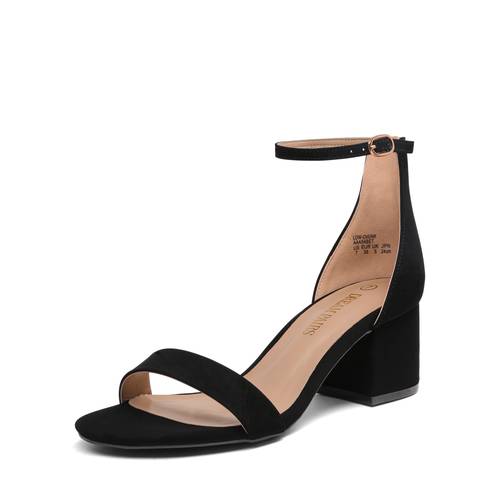 women chunky low heel pump sandals round toe open toe with tpr sole cushioned insole closure casual dress footwear suitable for dress codes office casual attire women shoes