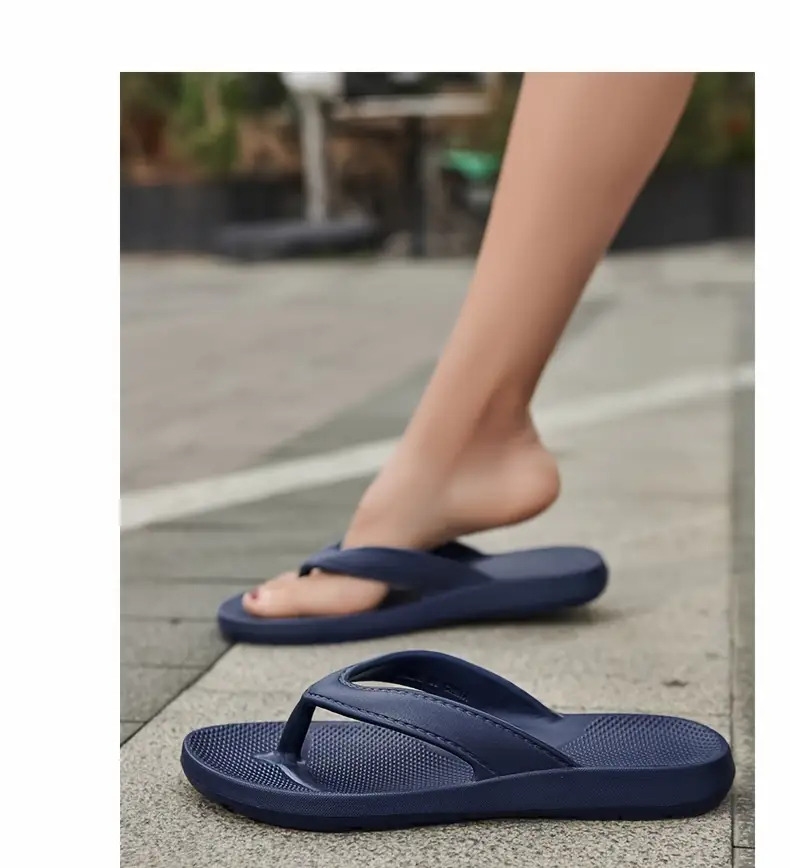   womens elegant arched support flip flops with eva soft cushion non slip arch support shoes machine washable durable   for   black white casual semi formal wear comfortable indoor outdoor shoes Product details 10