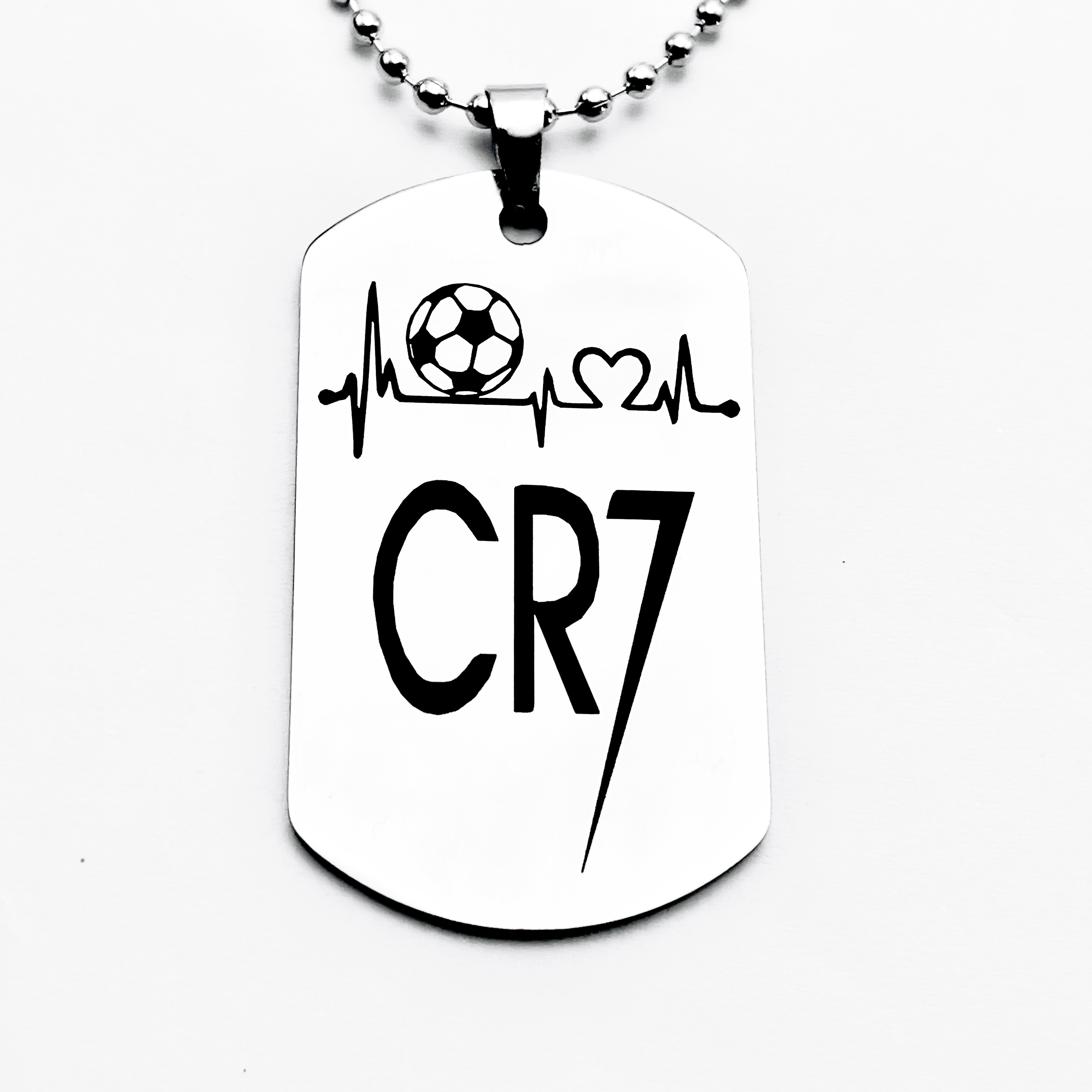 

Cr7 Stainless Steel Necklace - Sporty Design, Football Accessories, Men' Accessories, The Perfect Lovers