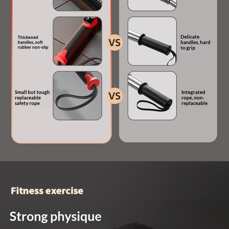 1 PJ Tornado Arm Trainer | 3-Speed Adjustable Chest and Arm Muscle Trainer for Men, Portable Upper Body Exercise Machine for Shoulder and Forearm Strength Training, Red and Orange, ABS Material