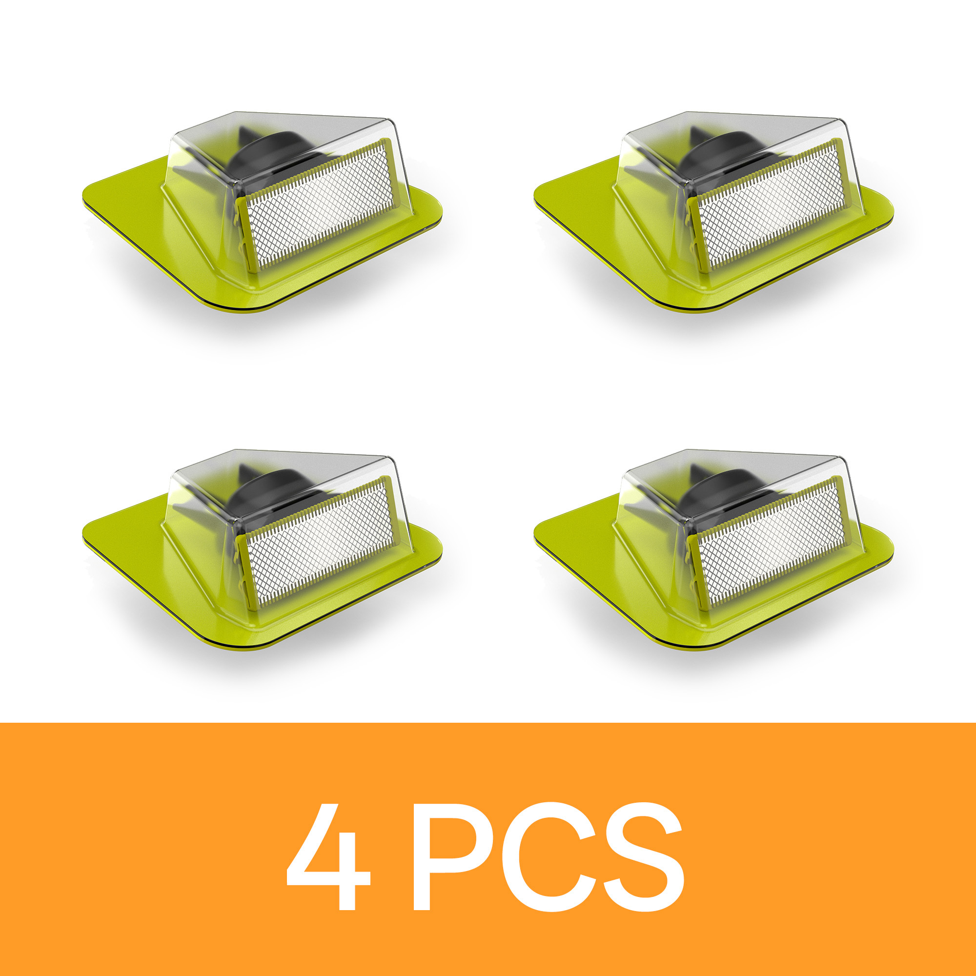 Image of Replacement Shaver Heads Compatible With Blade Qp Series, Refills For Qp2520 Qp2530 Qp2620 Qp2630 Qp27 Qp28 Qp45, 2/3/4 Pack