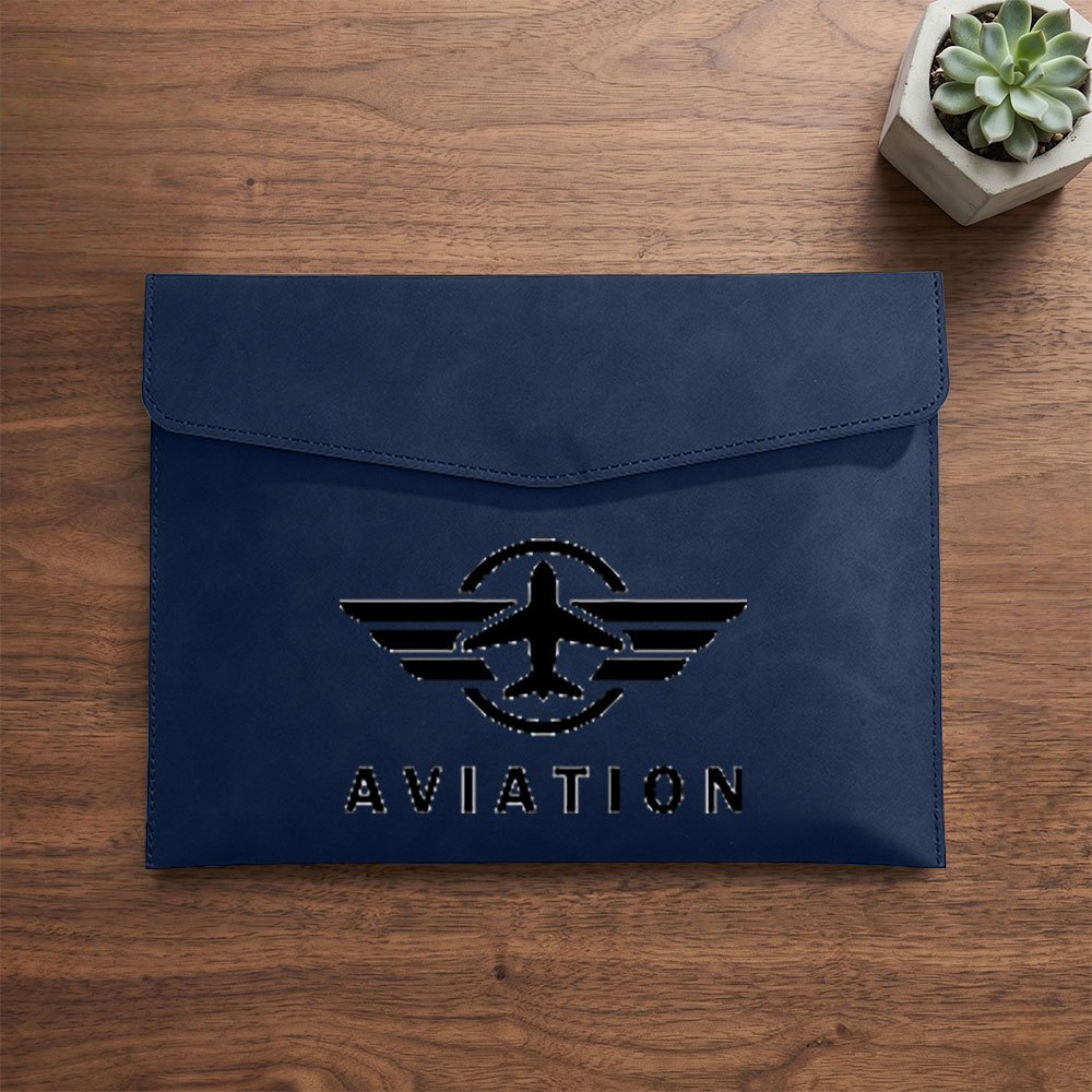 TEMU New Aviation Logo File Bag, Lightweight And Durable, Suitable For Daily Or Business Meetings, Can Carry Work Materials And Documents, Perfect