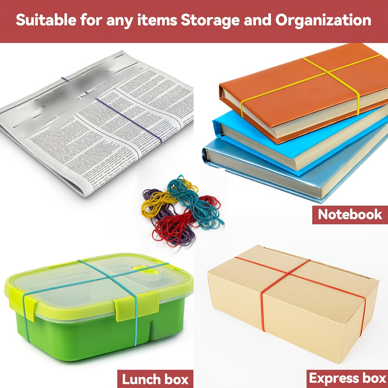 10 20pcs extra large elastic rubber bands heavy duty synthetic rubber bands multi   and durable ideal for storage and organization garbage bag binding bundling everyday use