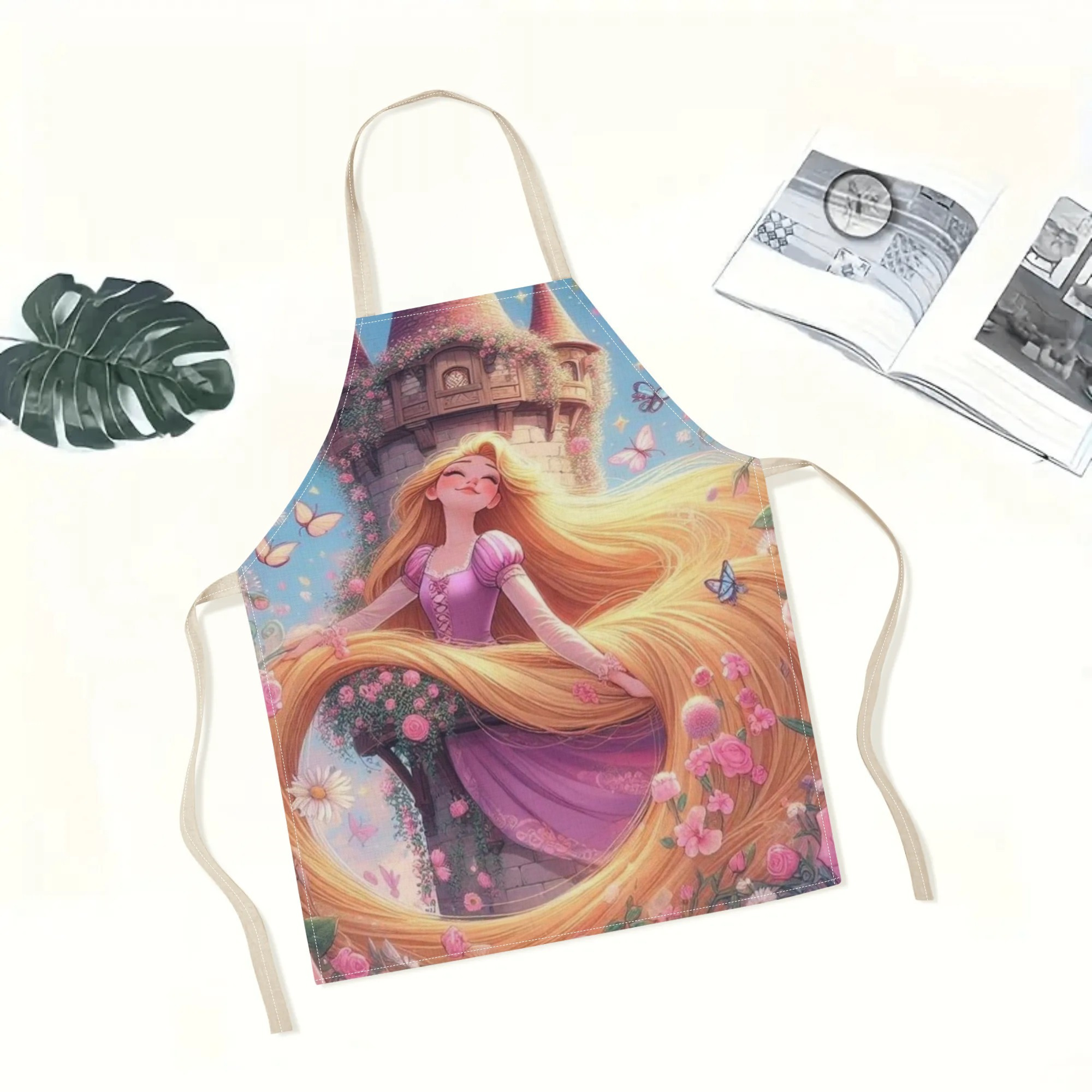 disney   waterproof apron - vibrant cartoon print,   polyester, ideal for home, hotels, restaurants, and more details 0