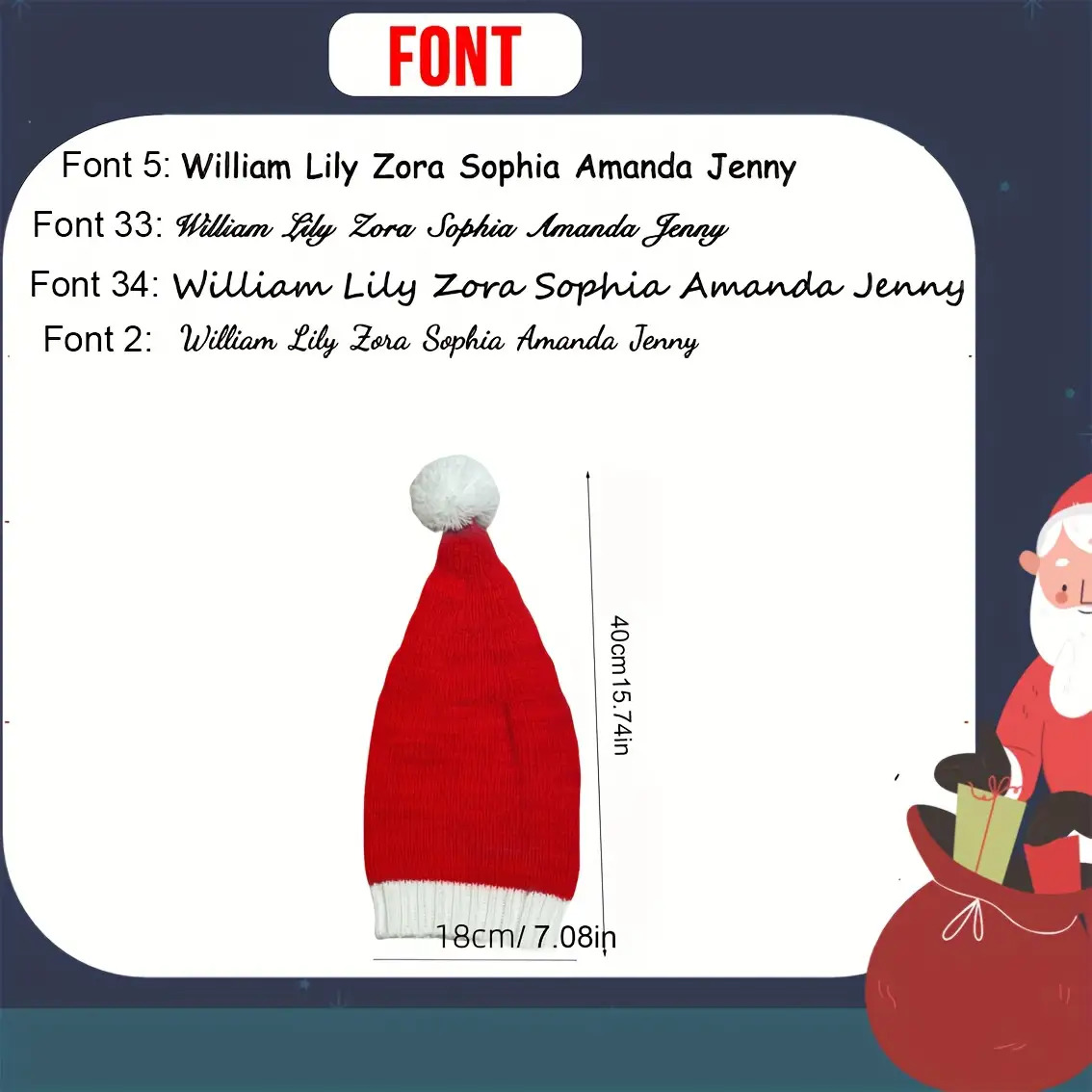 TEMU Personalized Christmas Hats, Embroidered Christmas Caps, Handmade Christmas Hats, Christmas Headbands, Craft Project Materials, Festive Party