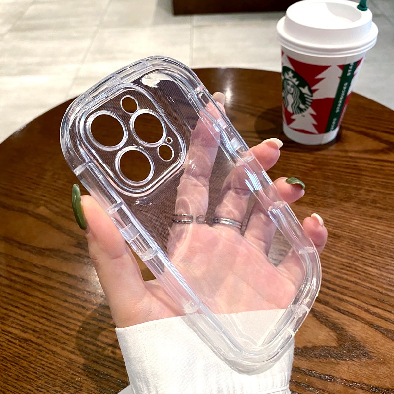 TEMU Phone Case: Compatible With Iphone 15 Pro Max Case, Protective Cover, Phone Cover, Shockproof Trendy Style New Style Minimalist Lens Protection