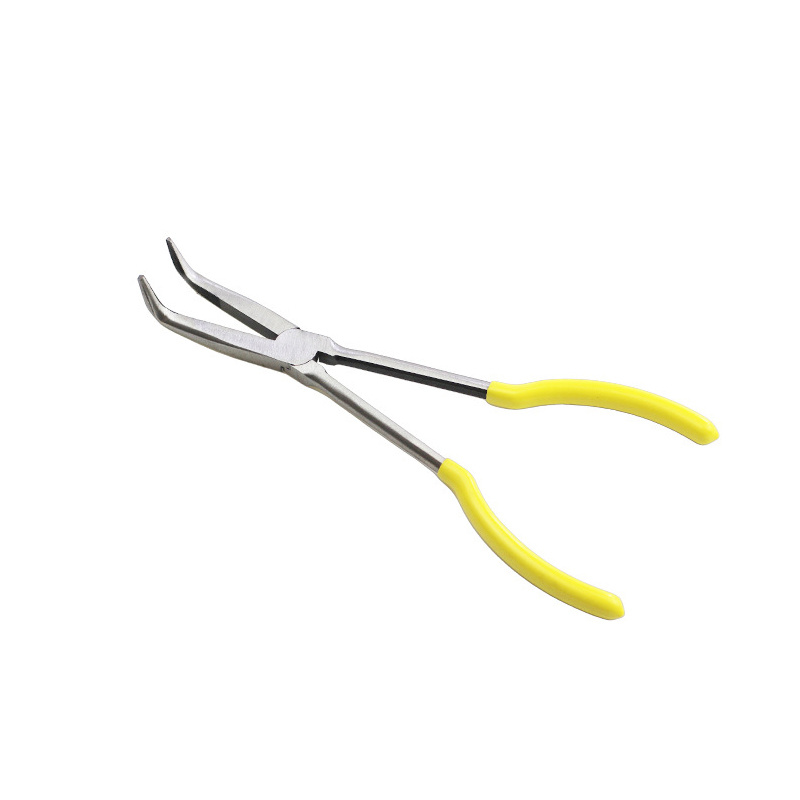 TEMU Professional Heavy-duty Telescopic Fishing Hook Pliers - Long Nose Suitable For , Color-coded Safe Tool With Extendable For Outdoor Tackle, Hook