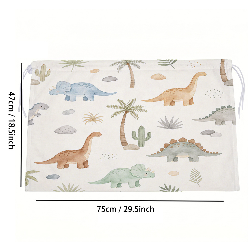 TEMU Car Sunshade Anti-sun, Suction Cup Side Curtain, Privacy Protection Car Window Curtain, 2dflat Watercolor Style, Light Color, Dinosaur Plant
