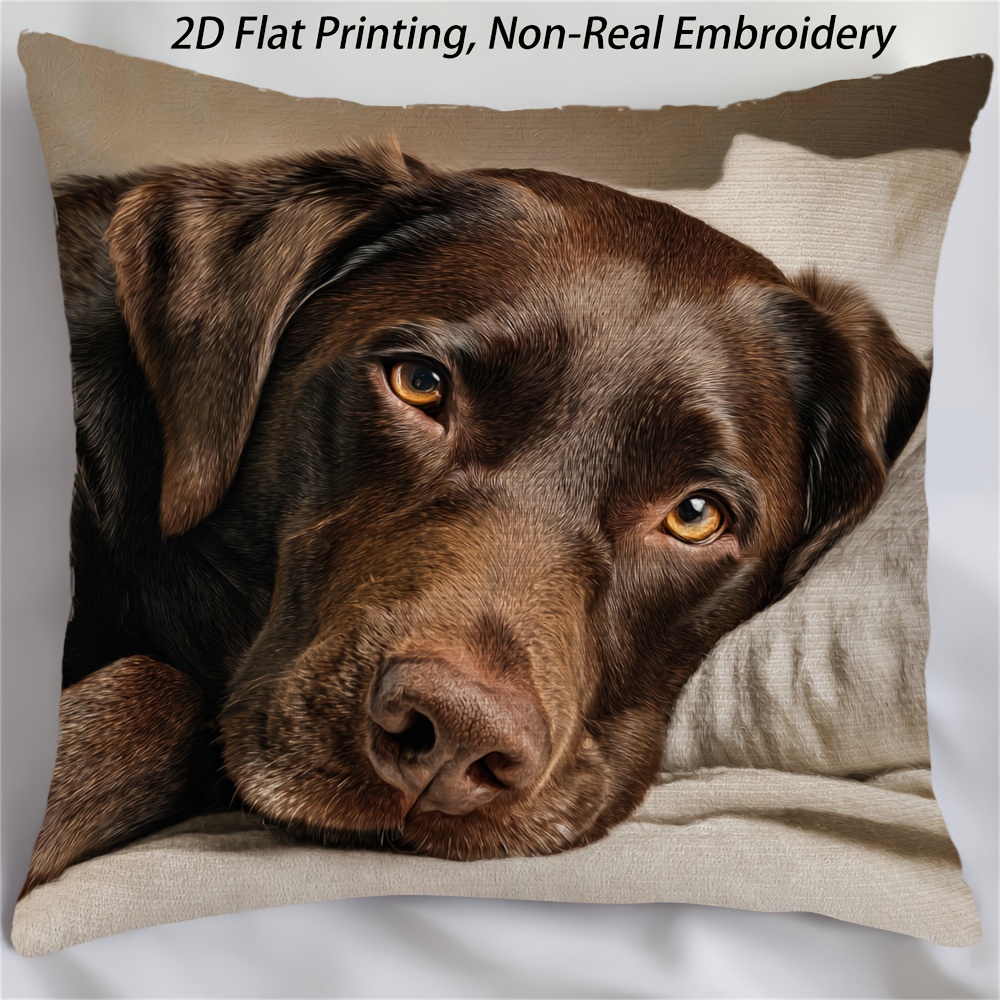 TEMU 1pc Pillowcase, Pattern Pillowcase, Made Of Soft And Smooth Polyester Short Plush Fabric With Single-sided Printed Pattern, 45cm*45cm. Suitable