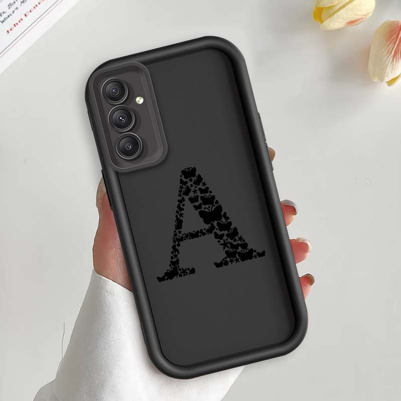 TEMU Phone Case: Creative Pattern For Galaxy A34 A13 A14 A15 A24 A54 A12 A25 A35 A55 A16 A04e A04 A04s 5g Eye Ladder Matte Soft Tpu Black White