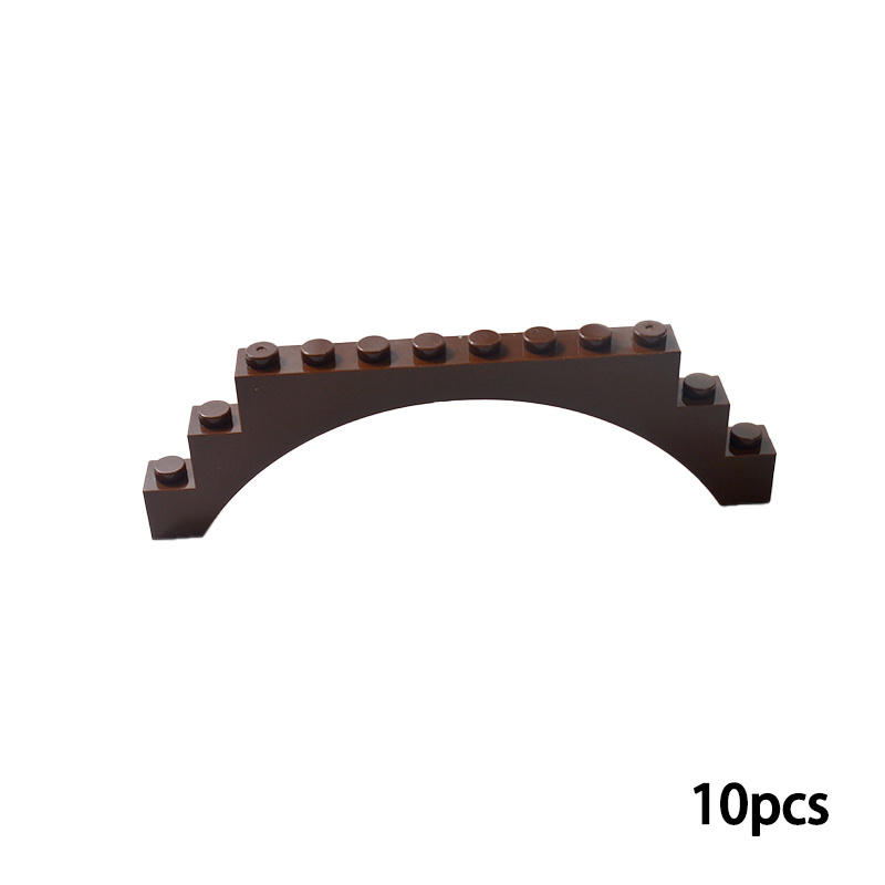 10pcs Bridge Building Toy Bricks for Creative Play