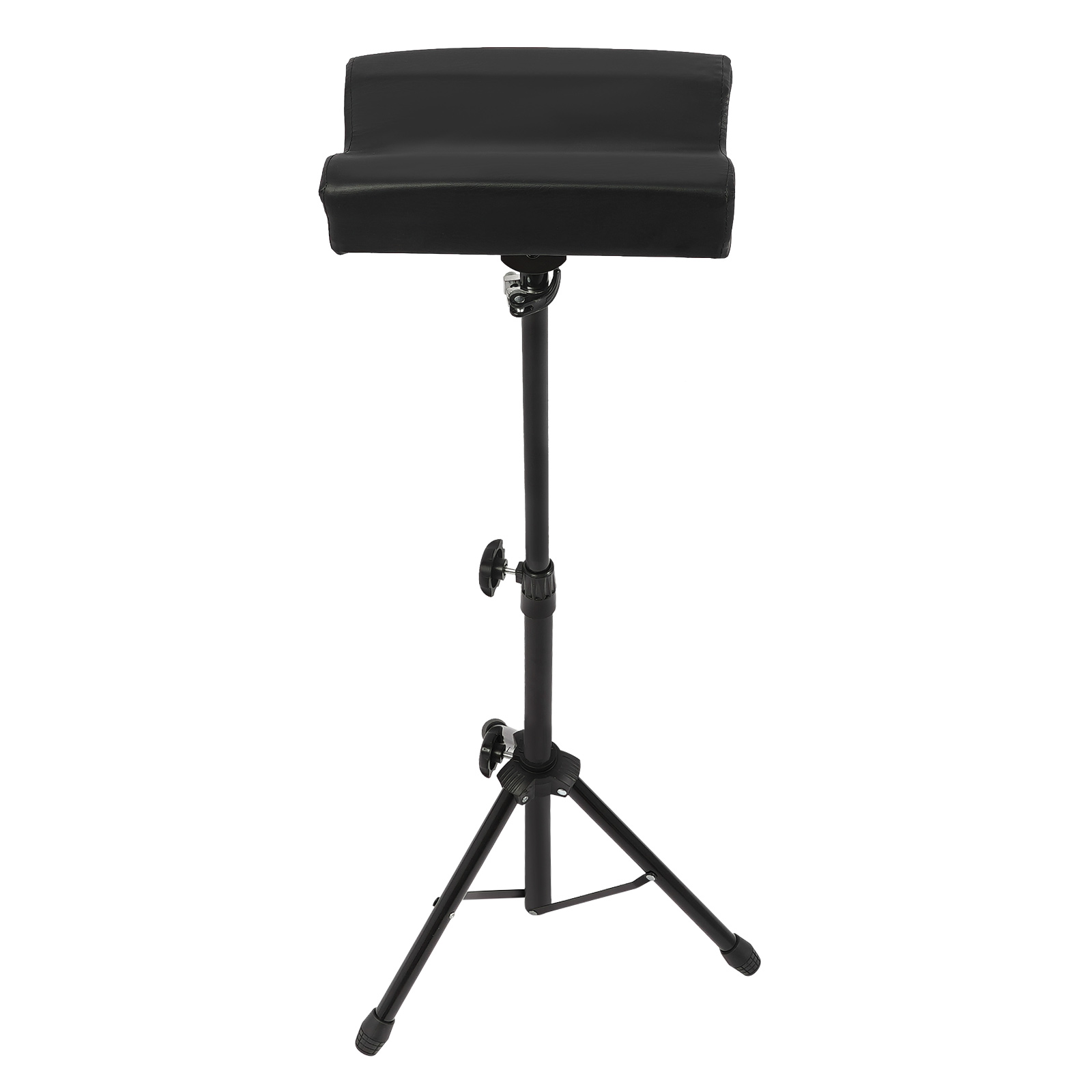 Image of Adjustable Tattoo Armrest Stand With 360° Rotating Cushion, -39.4 Inch Height, Steel Tripod For Tattoo & , Foldable & Anti-slip, Professional Arm/ Foot Support