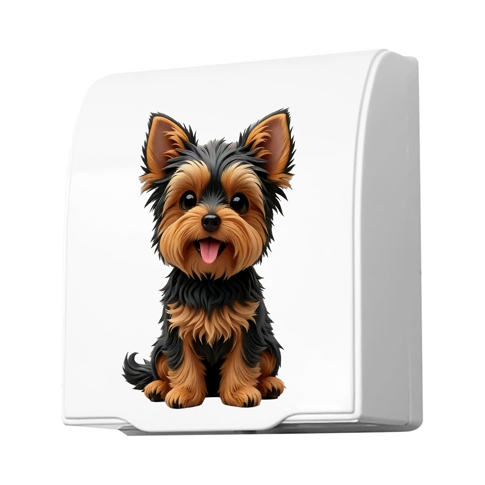 Yorkshire Terrier Outlet Cover, Cute Dog Design