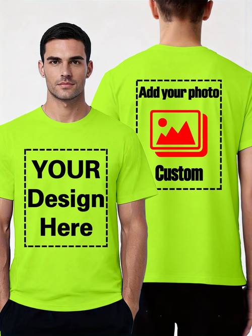 custom t shirts with text bulk orders custom logo printing for team uniforms events and promotional apparel short sleeve round neck logo printing on the website